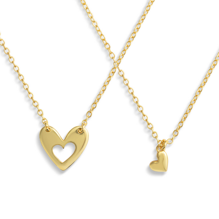 Sharing Kindness Necklace in Gold Hearts-Lemons and Limes Boutique