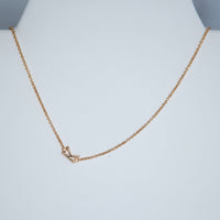 Gold Dipped Mini Sideways Letter Necklace-Necklace-K-Lemons and Limes Boutique
