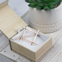 Square Barrette-Rose Gold-Lemons and Limes Boutique