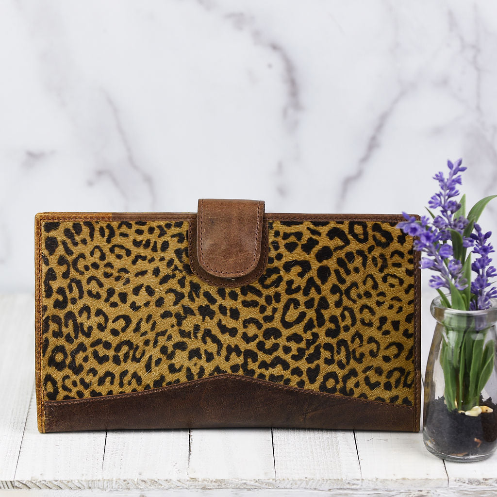 Genuine Leather and Hide: Travel Wallet-Wallet-Lemons and Limes Boutique