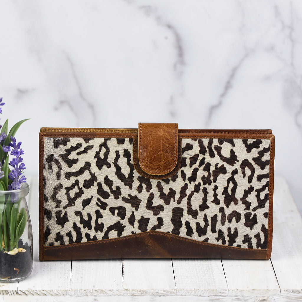 Genuine Leather and Hide: Travel Wallet-Wallet-Lemons and Limes Boutique