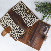 Genuine Leather and Hide: Travel Wallet-Wallet-Lemons and Limes Boutique