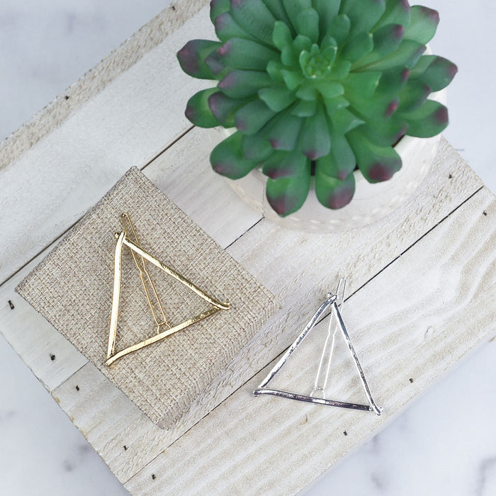 Triangle Barrette-Barrette-Lemons and Limes Boutique