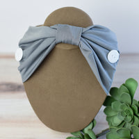 Button Head Band--Lemons and Limes Boutique