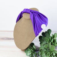 Button Head Band-Purple-Lemons and Limes Boutique