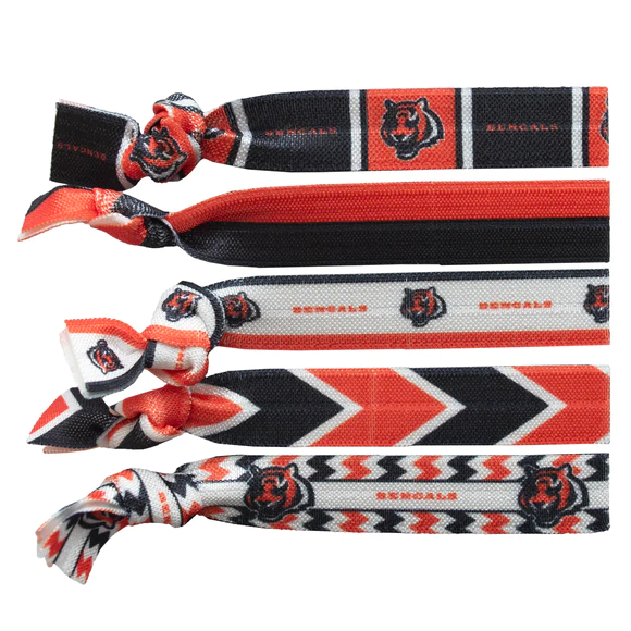 NFL Cincinnati Bengals Knotted Hair Tie-Lemons and Limes Boutique