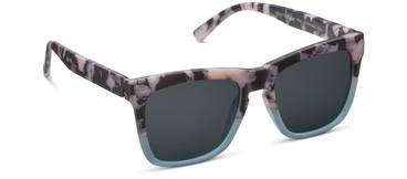 Cape May Sunglasses in Black Marble /Mint by Peepers--Lemons and Limes Boutique