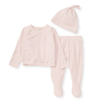 Organic Raised Terry Bee Take Me Home 3 Piece Set in Ranunculus-Lemons and Limes Boutique