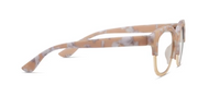 Georgia (Blue Light) Readers in Tan Marble by Peepers-Lemons and Limes Boutique