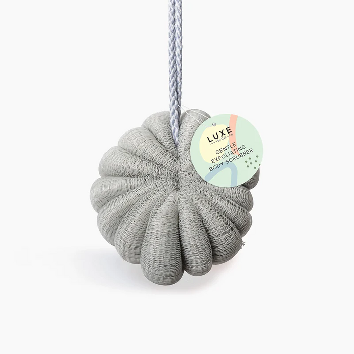 Luxe - Gentle Exfoliating Body Scrubber in Grey--Lemons and Limes Boutique