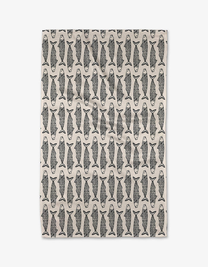 Fish Friends Tea Towel by Geometry-Lemons and Limes Boutique