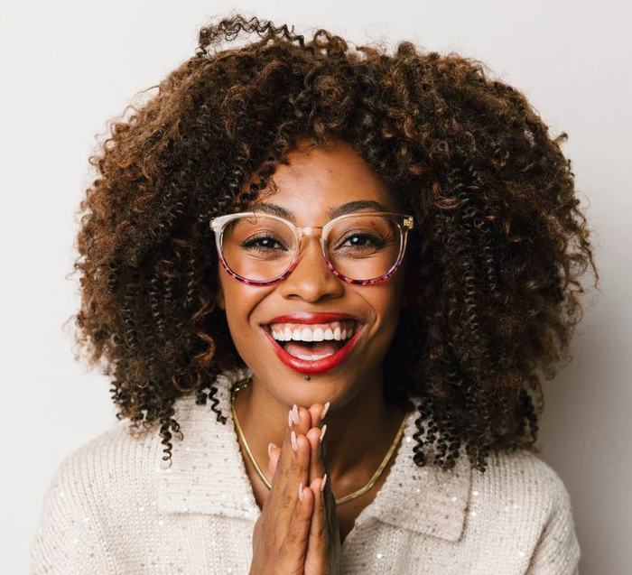 That's a Wrap (Blue Light) Readers in Champagne by Peepers-Lemons and Limes Boutique