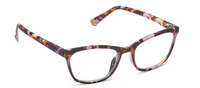Gloria (Blue Light) Readers in Pink Botanical by Peepers-Lemons and Limes Boutique