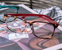 Sycamore(Blue Light) in Pink Botanical by Peepers-Lemons and Limes Boutique