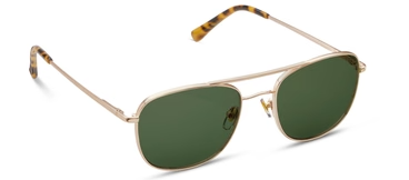 Palermo Sunglasses in Gold by Peepers