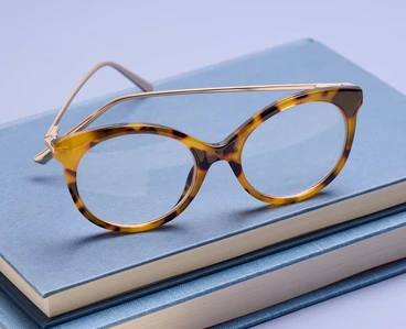Margot Blue Light Readers in Tokyo Tortoise by Peepers