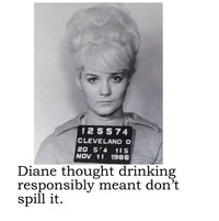 Big House Cocktail Napkins, Diane thought drinking...-Lemons and Limes Boutique