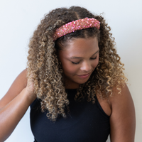 All That Glitters Headband in Pink-Lemons and Limes Boutique