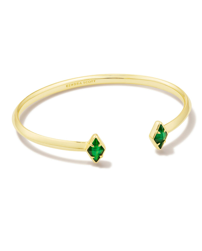 Kinsley Cuff Bracelet in Kelly Green Illusion by Kendra Scott--Lemons and Limes Boutique