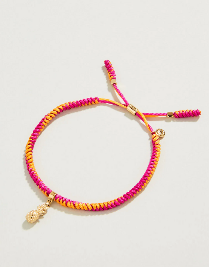 Spartina Friendship Bracelet Magenta/Orange/Pineapple-Lemons and Limes Boutique