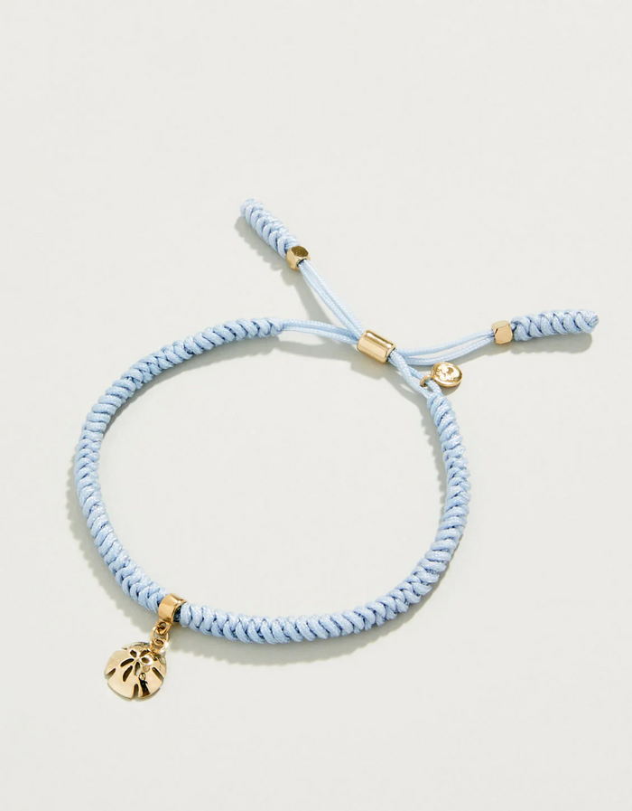 Spartina Friendship Bracelet Powder Blue/Sand Dollar-Lemons and Limes Boutique
