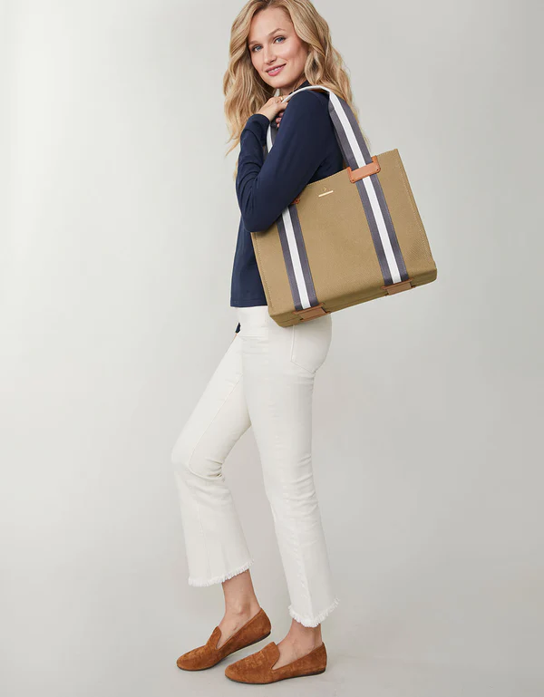 Charlie Tote in Olive Spartina--Lemons and Limes Boutique