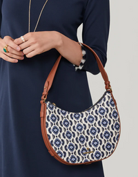 Zip Hobo in Marsh Boardwalk Spartina-Lemons and Limes Boutique