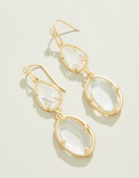 Lagoon Earrings in Crystal by Spartina-Lemons and Limes Boutique