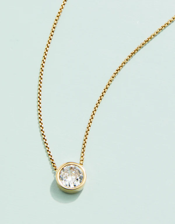 Lighthouse Necklace 18" Cubic Zirconia Spartina-Lemons and Limes Boutique