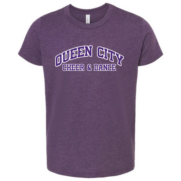 Queen City Cheer and Dance Short Sleeve Tee: Toddler, Youth and Adult-Lemons and Limes Boutique