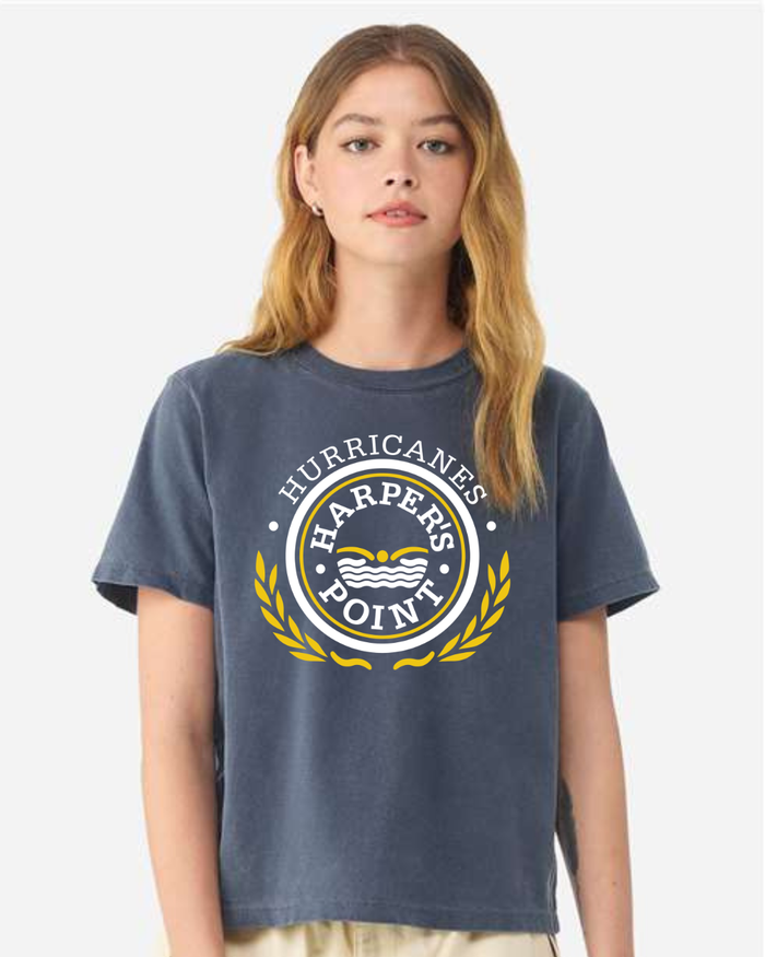 Harpers Point Hurricanes Women's Pigment Dyed Tee