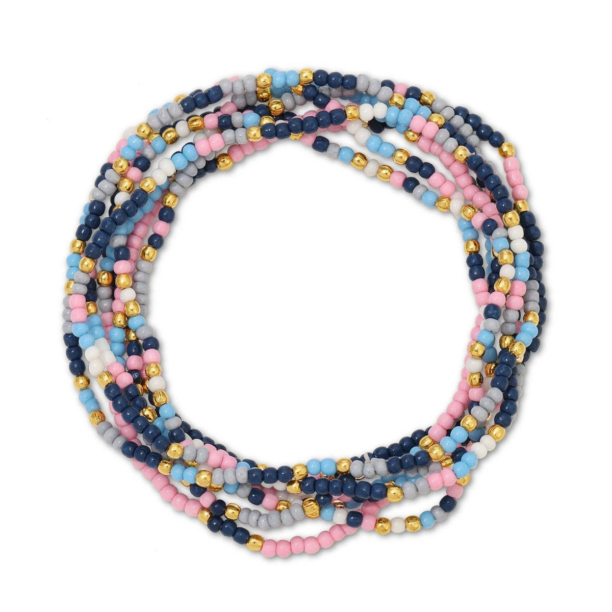 Stretch Seed Bead Bracelets in Assorted Colors