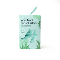 Lemon Lavender You Had Me At Aloe Super Soft Spa Socks-Lemons and Limes Boutique