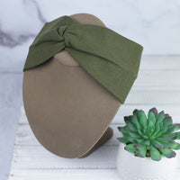 Twist Front Head Wrap / Headband Adult (Mommy and Me Available)!-Sage-Lemons and Limes Boutique