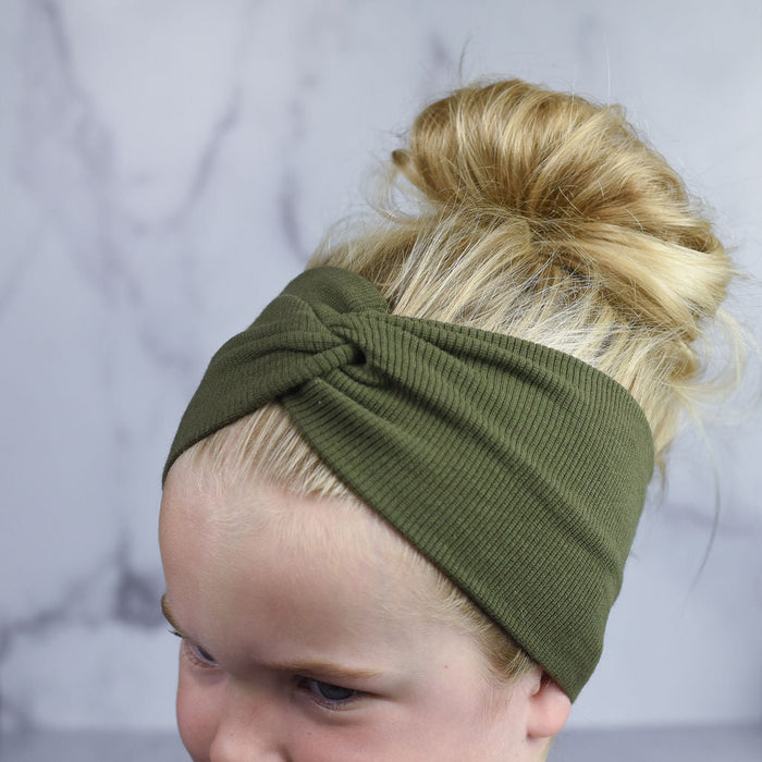 Twist Front Head Wrap / Headbands - Child Size--Lemons and Limes Boutique