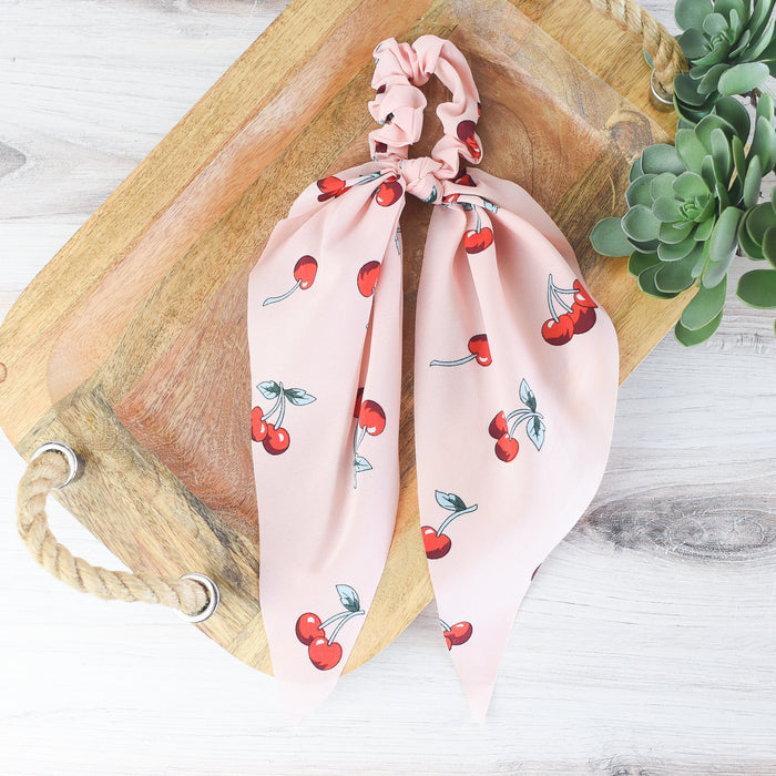 Red Cherries Hair Scarf-Lemons and Limes Boutique