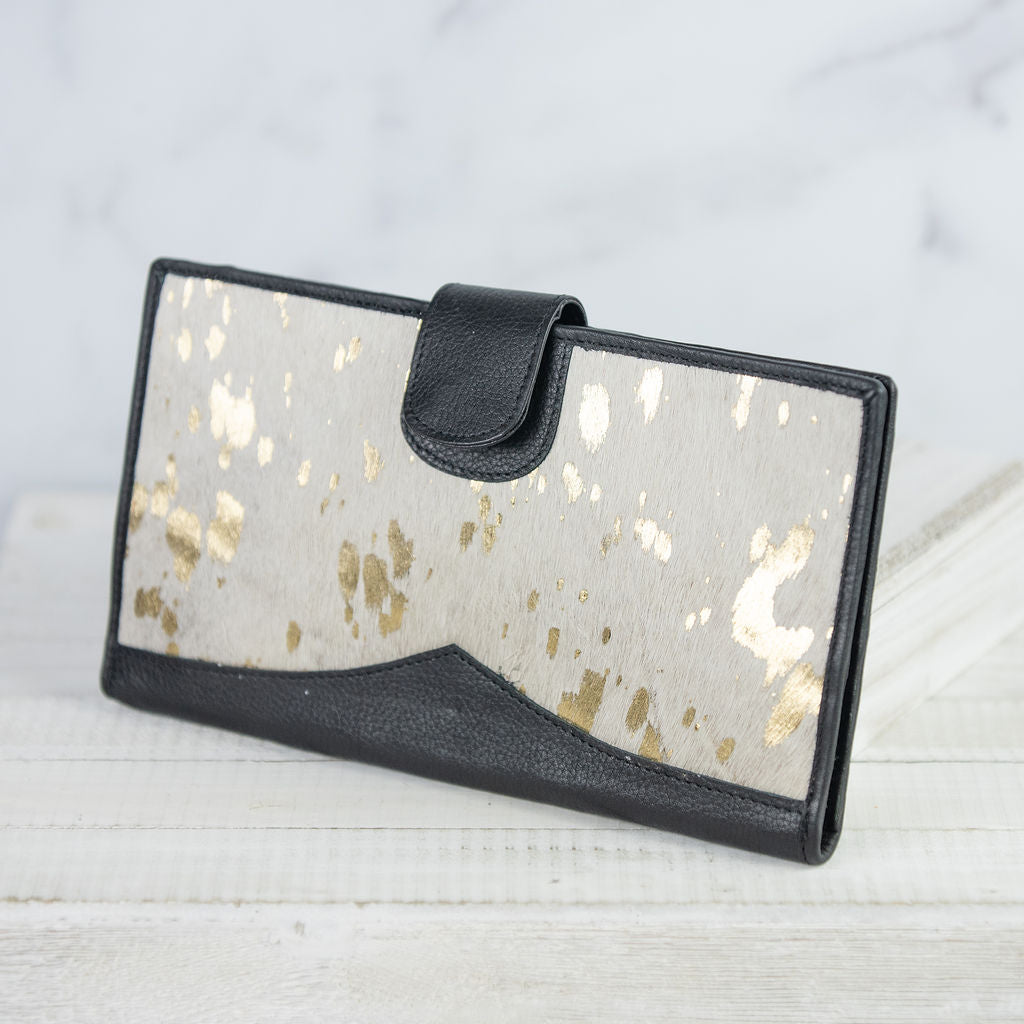 Genuine Leather and Hide: Travel Wallet-Wallet-Lemons and Limes Boutique