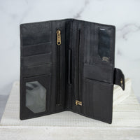 Genuine Leather and Hide: Travel Wallet-Wallet-Lemons and Limes Boutique