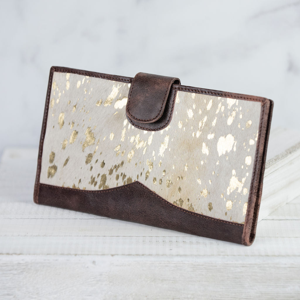 Genuine Leather and Hide: Travel Wallet-Wallet-Lemons and Limes Boutique