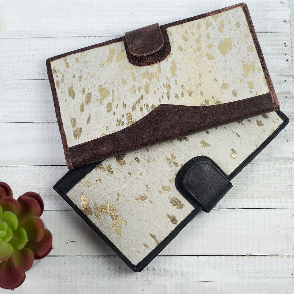 Genuine Leather and Hide: Travel Wallet-Wallet-Lemons and Limes Boutique