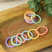 Skinny Lauren Lane Hair Coil Set in Beach Day-Lemons and Limes Boutique