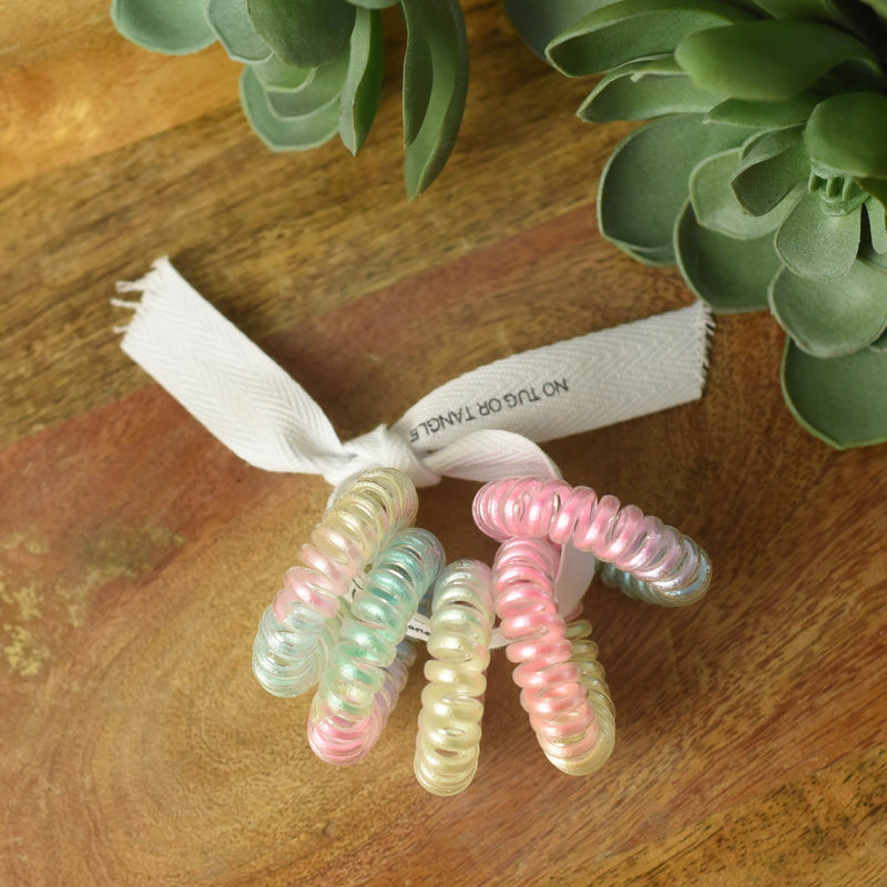 Medium Lauren Lane Hair Coil Set in Rainbow Ombre--Lemons and Limes Boutique