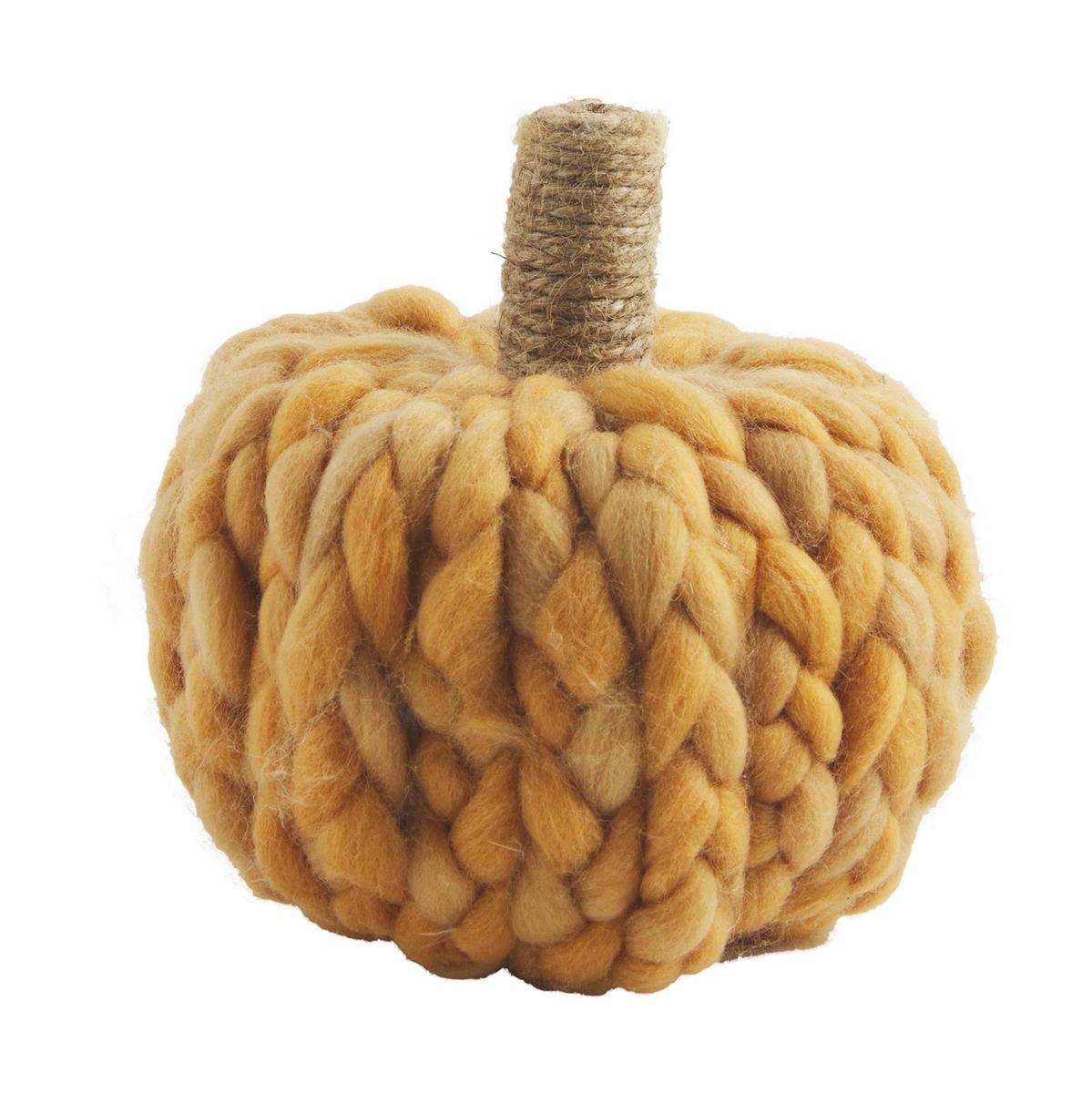 Small Orange Chunky Pumpkin Sitter-Lemons and Limes Boutique