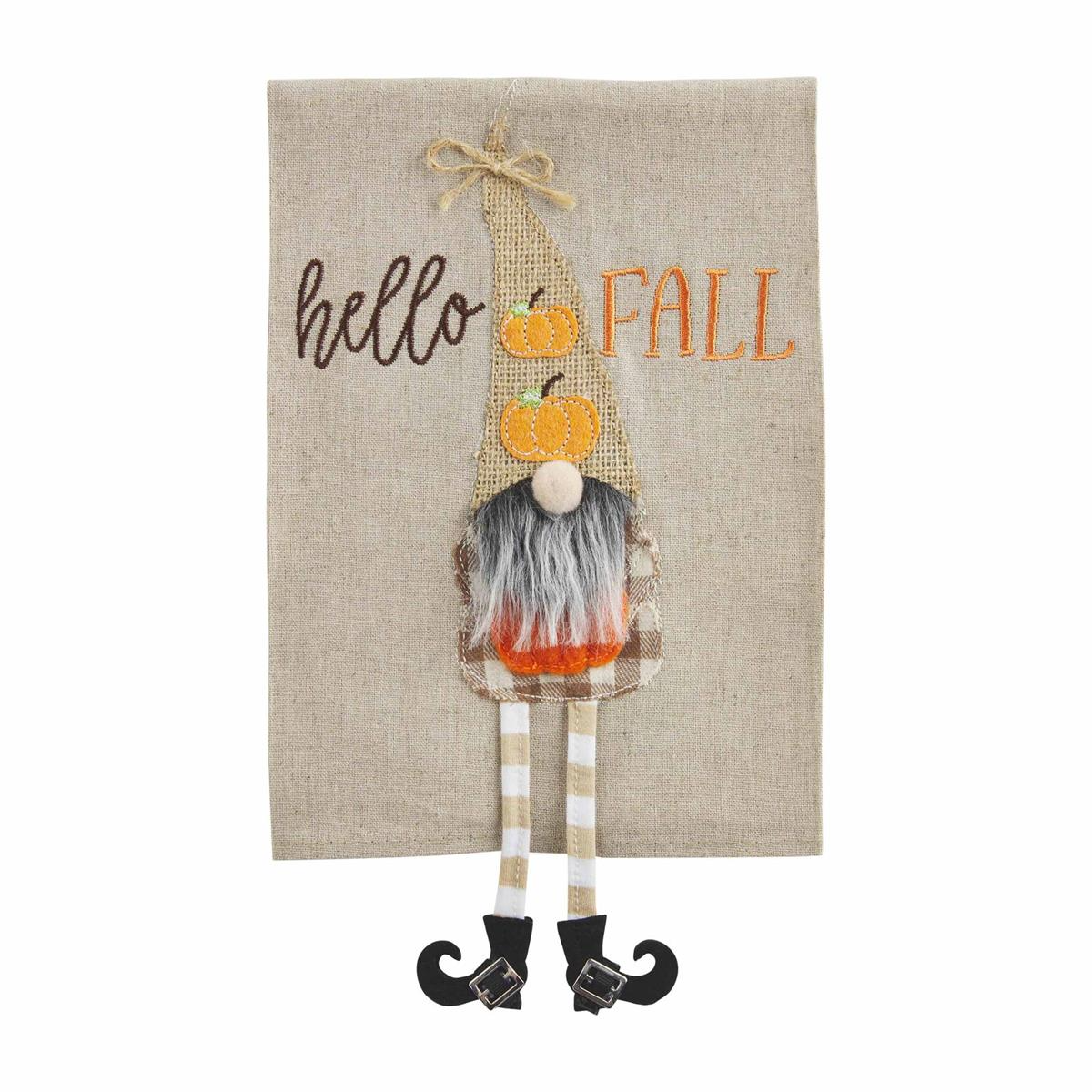 Gnome Hello Fall Towel-Lemons and Limes Boutique