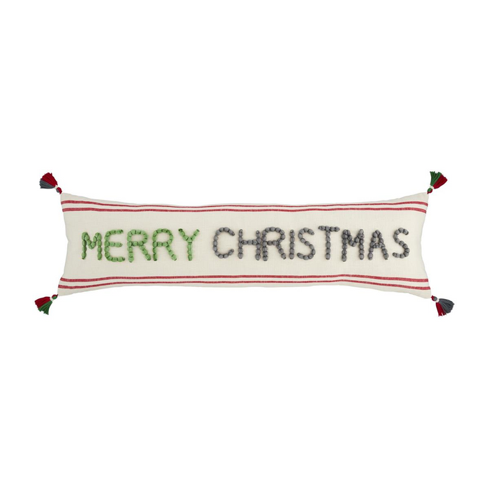 Merry Christmas Pillow-Pillows & Wraps-Lemons and Limes Boutique