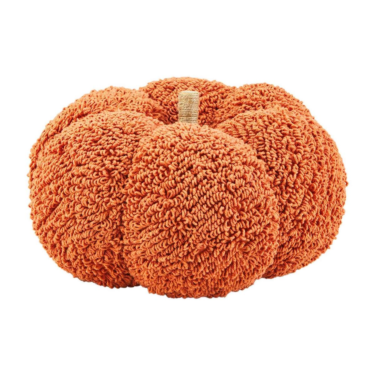 Medium Tufted Pumpkin Sitter in Orange-Lemons and Limes Boutique