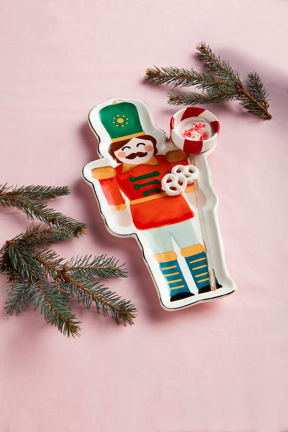 Nutcracker Chip & Dip Set by Mudpie--Lemons and Limes Boutique