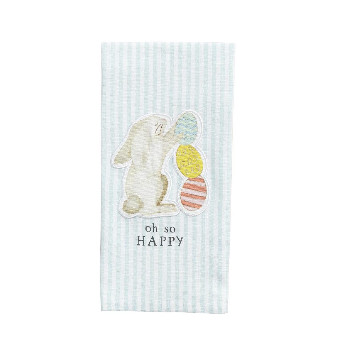 Easter Patch Hand Towels in Assorted Sayings-HAPPY-Lemons and Limes Boutique