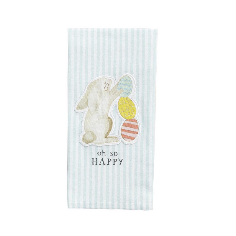 Easter Patch Hand Towels in Assorted Sayings-HAPPY-Lemons and Limes Boutique
