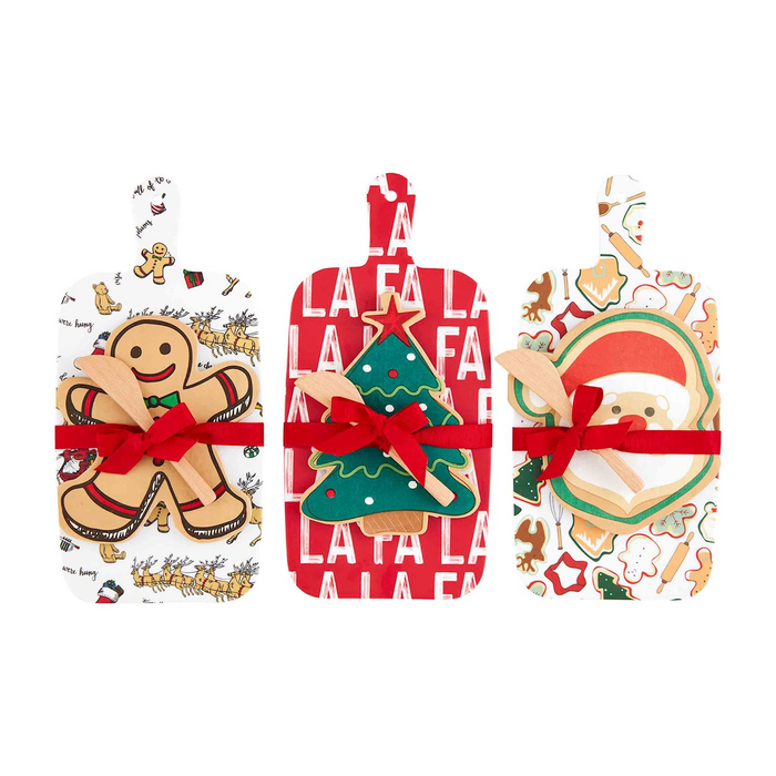 Christmas Melamine Board and Napkin Sets by Mudpie--Lemons and Limes Boutique